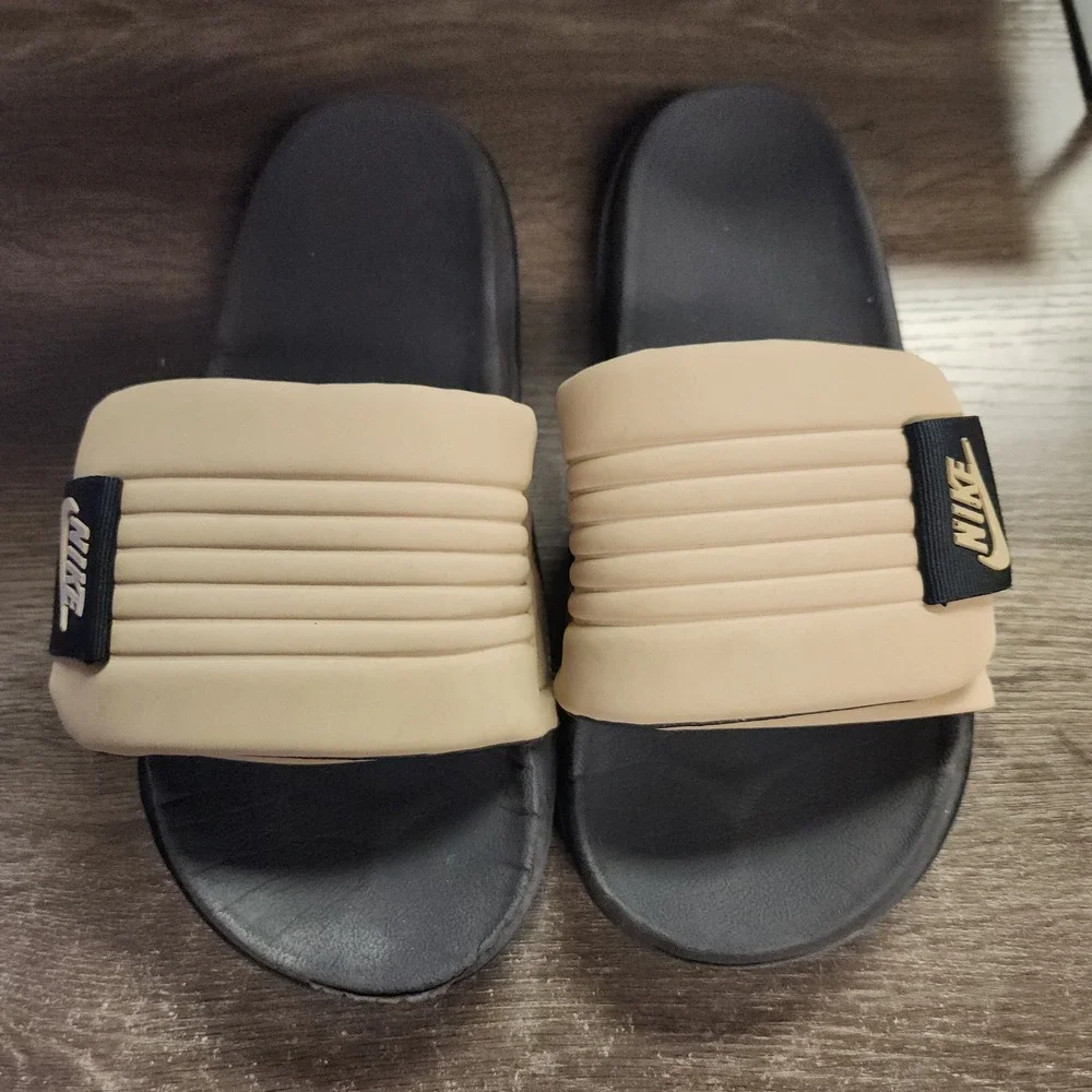 Nike Men’s Sandal Offcourt Adjustable Slide Khaki/Black US Size 8 DQ9624-004